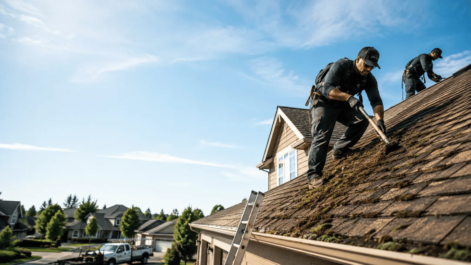 Roof Moss Removal in Roscoe, TX near me